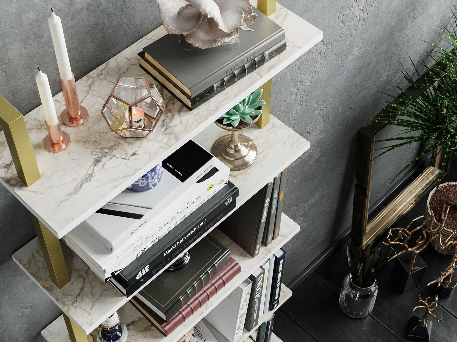 Lentyna Kailua 1027 (Balta + Auksinė)