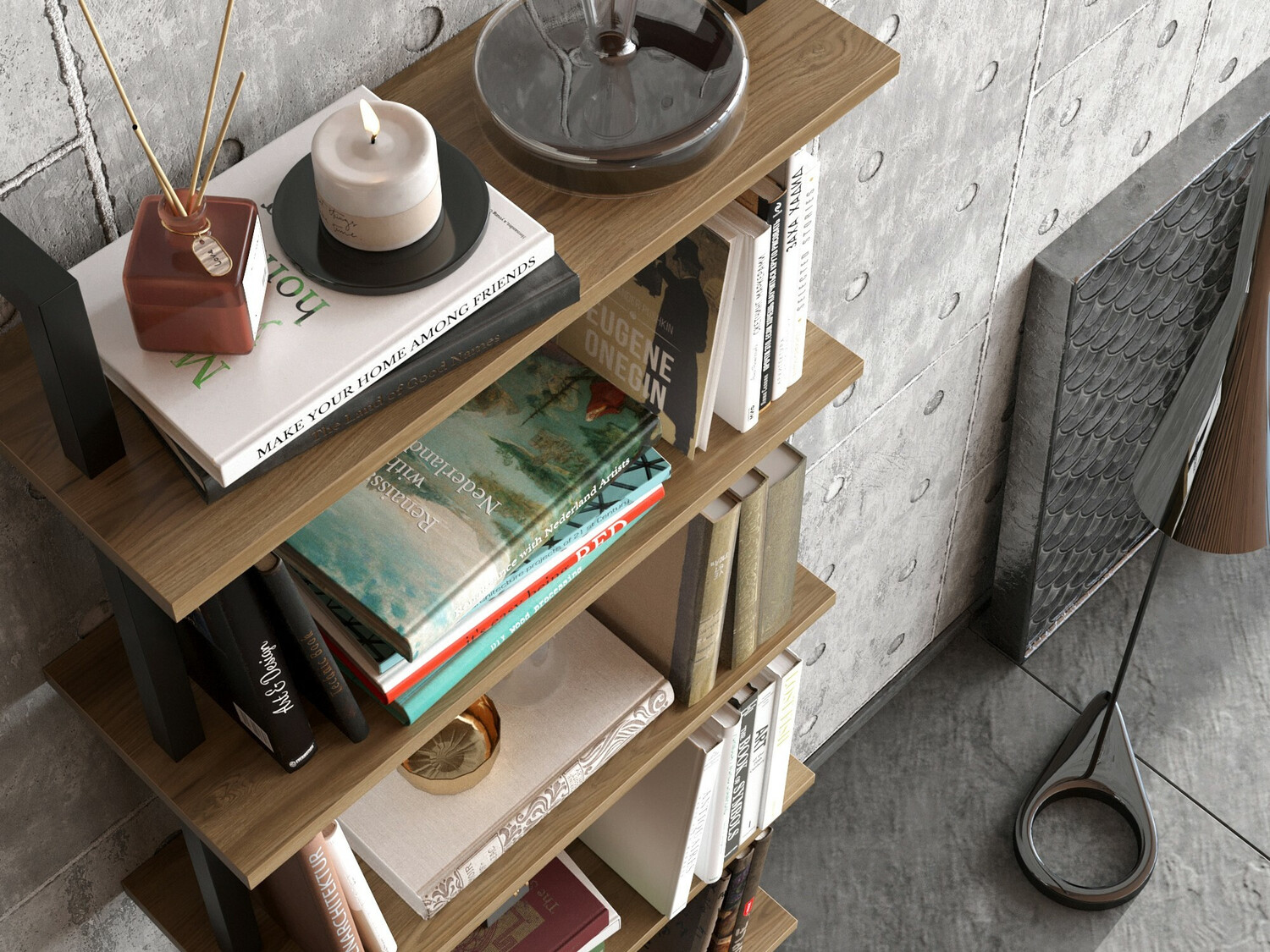 Lentyna Kailua 1027 (Juoda + Graikinis riešutas)