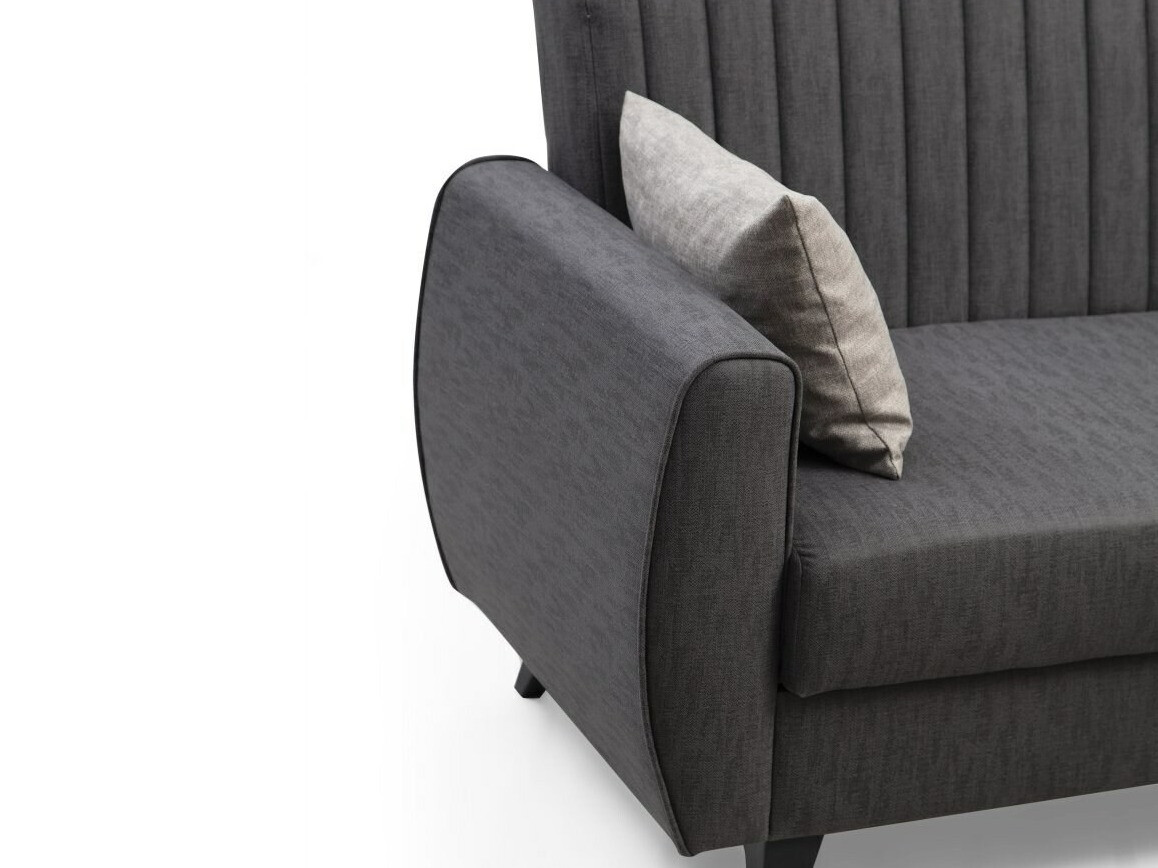 Minkštas kampas Altadena 598 (Tamsi pilka)