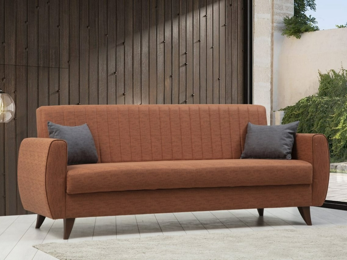 Sofa lova Altadena 597 (Tamsi oranžinė)