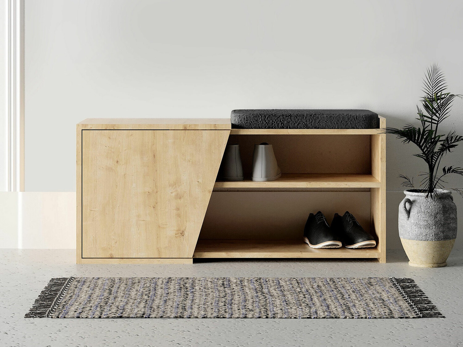 Batų lentyna Kailua 1081 (Ąžuolas)