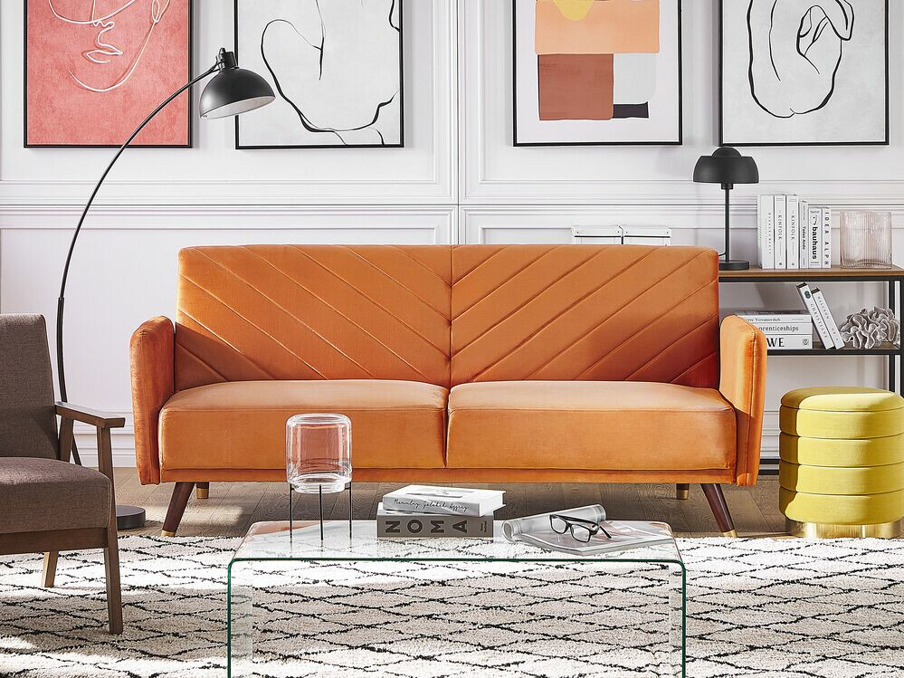 Sofa lova Berwyn 120 (Oranžinė)