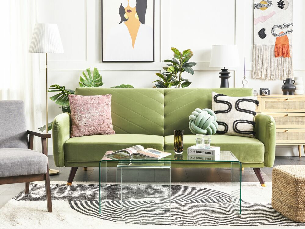 Sofa lova Berwyn 120 (Šviesi žalia)