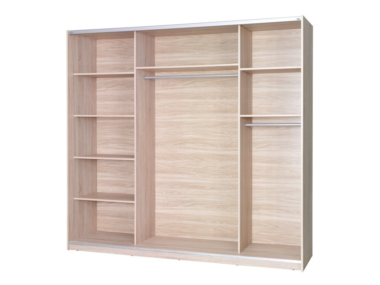 Miegamojo komplektas Murrieta 151 (San Remo ąžuolas + Pilka)