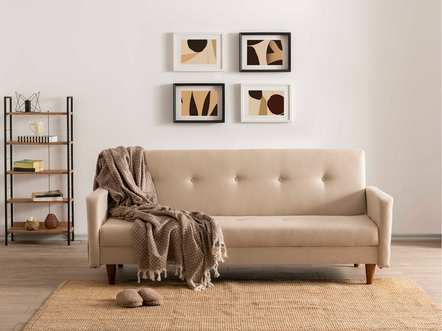 Sofa lova Altadena 298 (Kreminė)