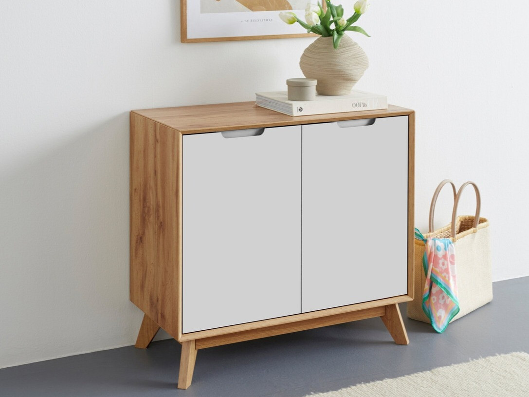 Spintelė Dorvou 101 (Balta + Ąžuolas)