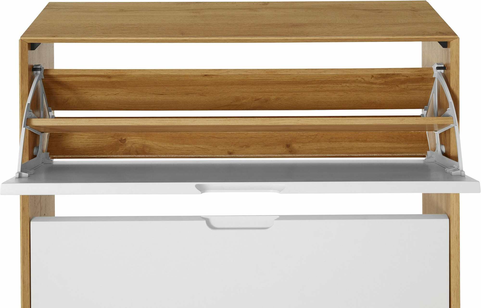 Batų dėžė Dorvou 106 (Balta + Ąžuolas)