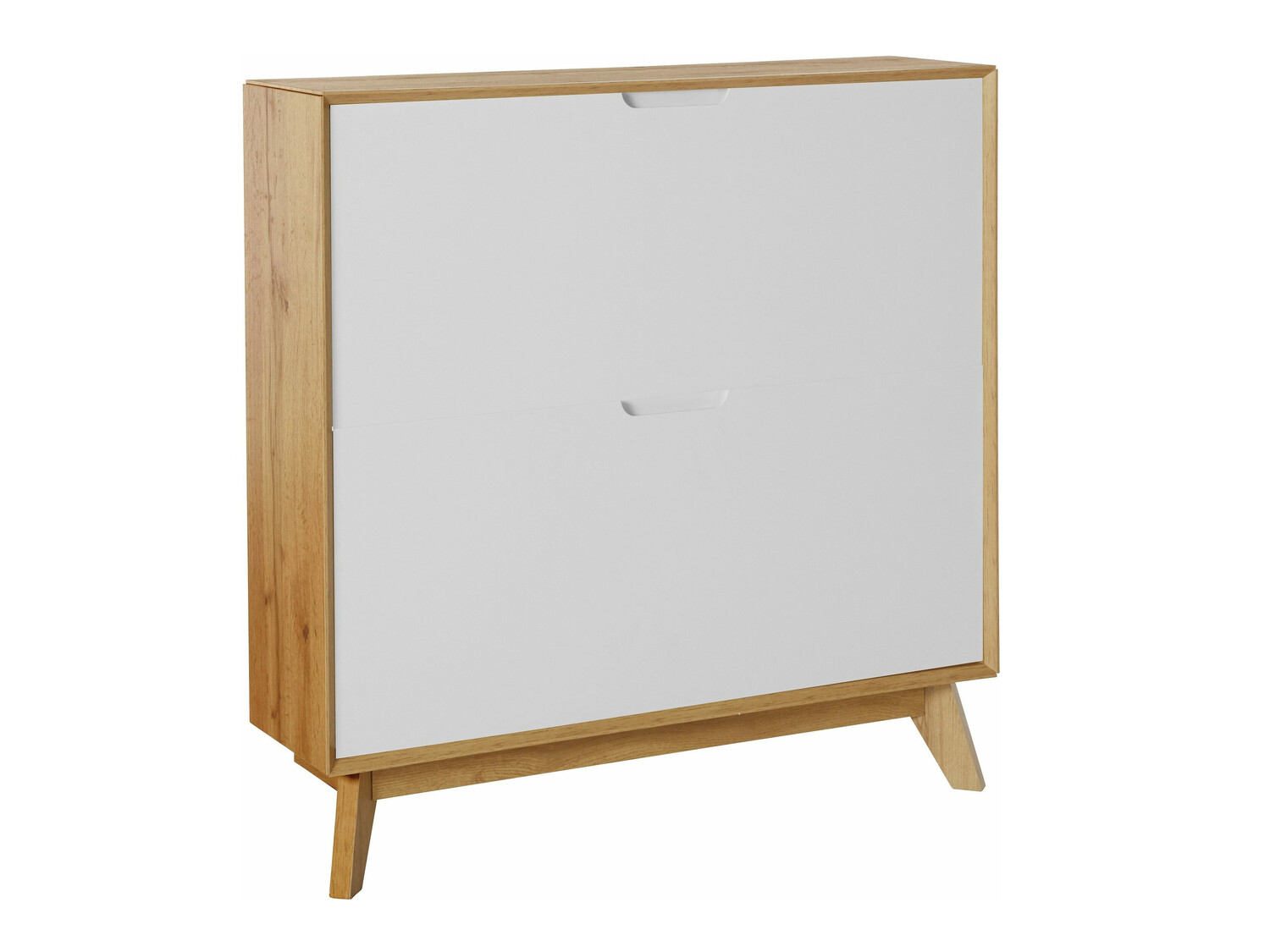 Batų dėžė Dorvou 106 (Balta + Ąžuolas)