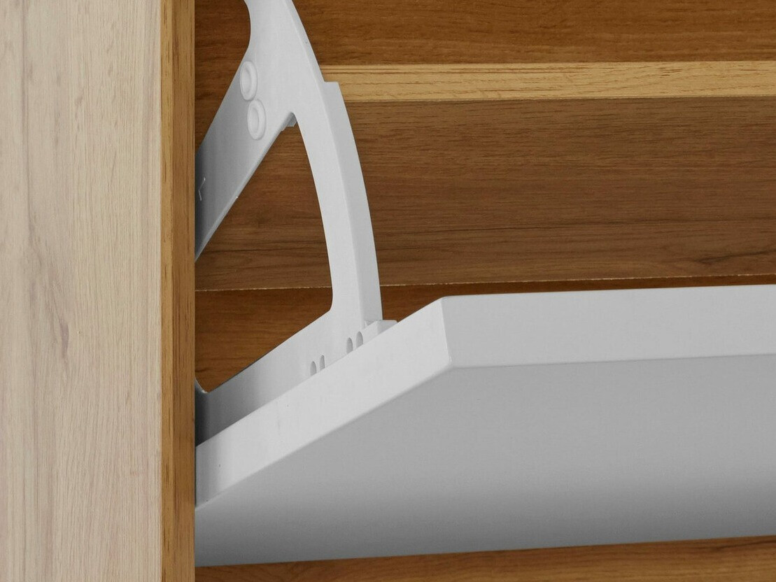 Batų dėžė Dorvou 106 (Balta + Ąžuolas)