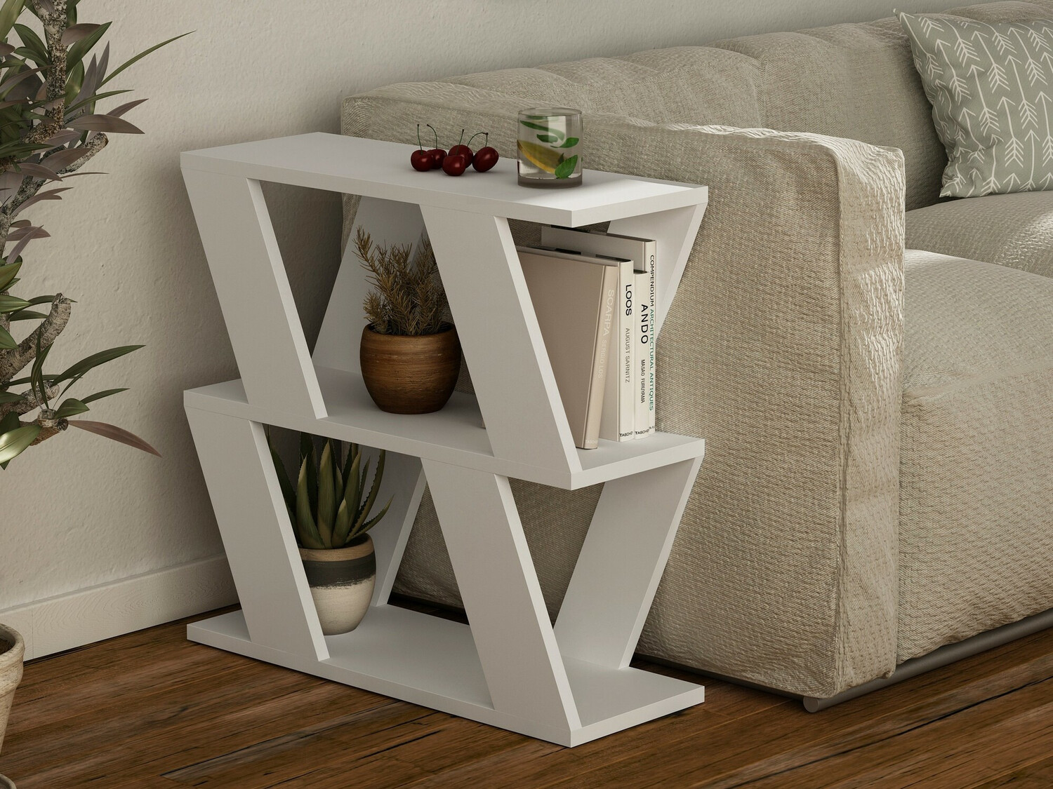 Šoninis staliukas Kailua 1377 (Balta)