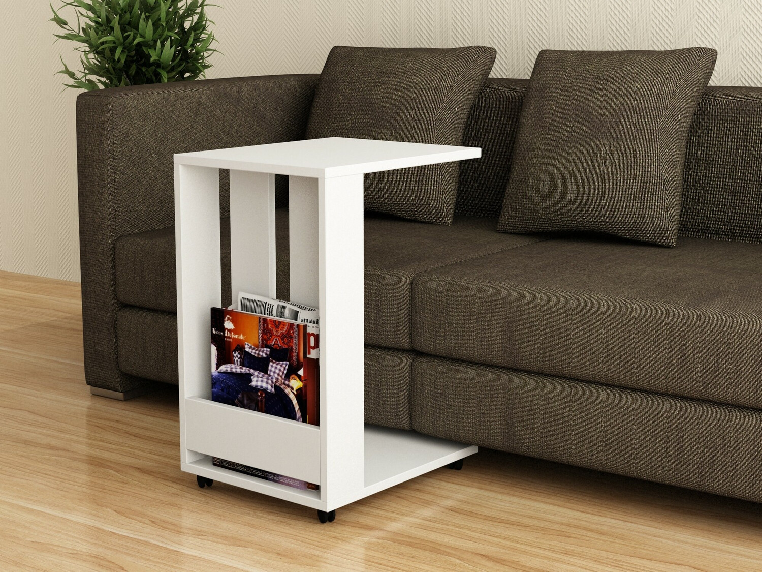 Šoninis staliukas Kailua 1379 (Balta)