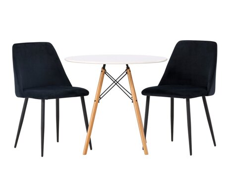 Valgomojo komplektas Dallas 4245 (Juoda)