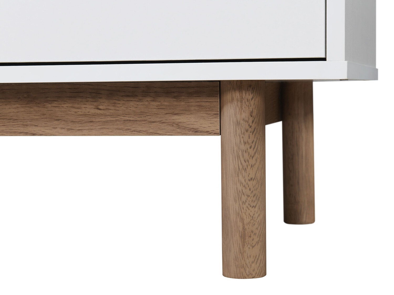 Komoda Nolcalu 100 (Balta + Ąžuolas)