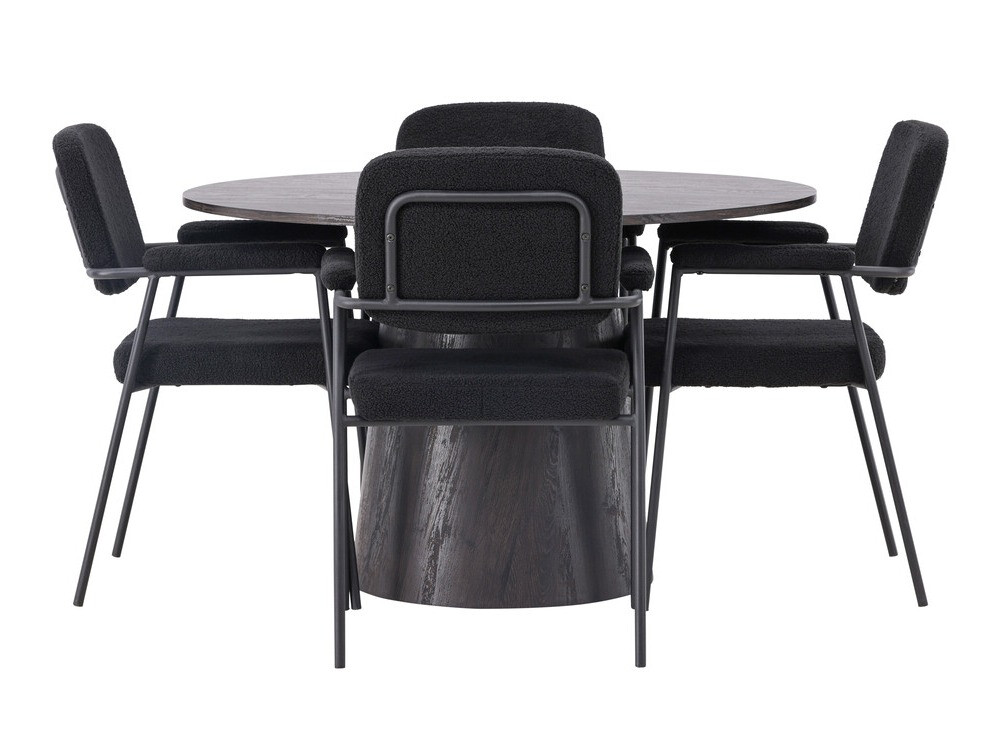 Valgomojo komplektas Dallas 4250 (Tamsi ruda)