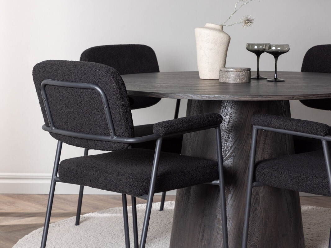 Valgomojo komplektas Dallas 4250 (Tamsi ruda)