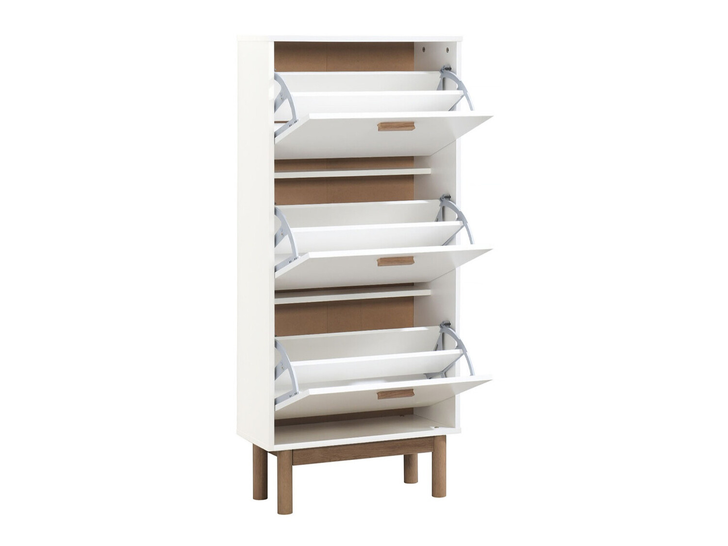 Batų dėžė Nolcalu 105 (Balta + Ąžuolas)