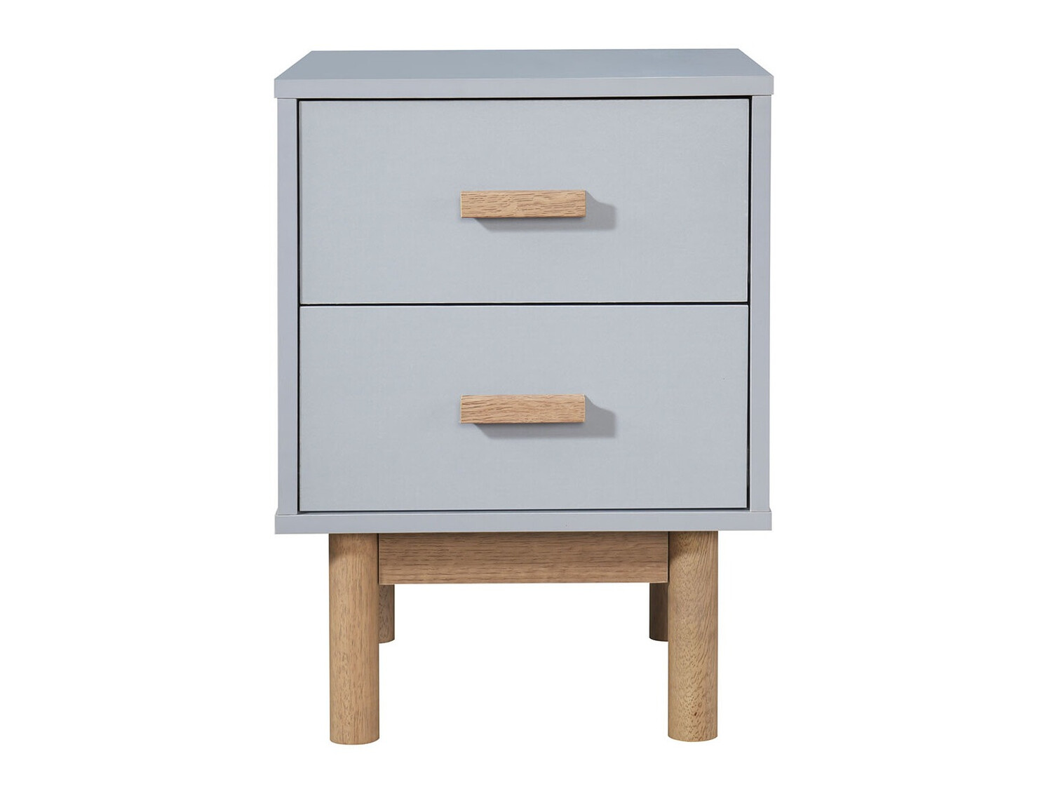 Naktinis staliukas Nolcalu 102 (Pilka + Ąžuolas)