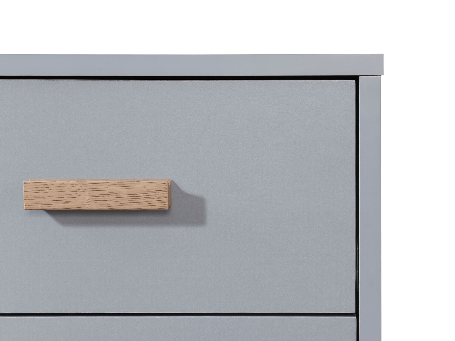 Naktinis staliukas Nolcalu 102 (Pilka + Ąžuolas)