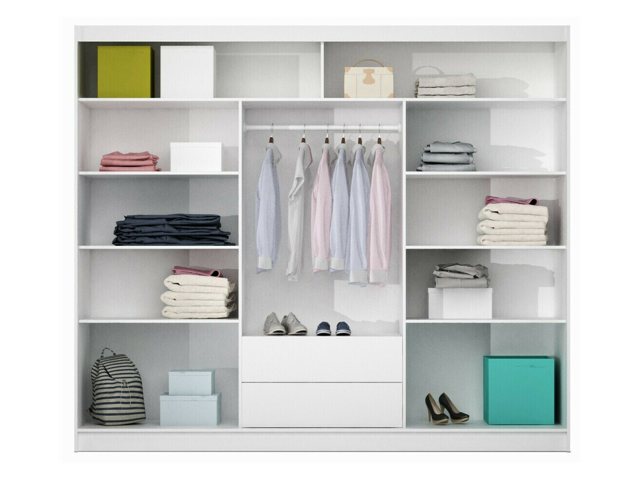 Spinta Honolulu 109 (Balta + Canyon ąžuolas)