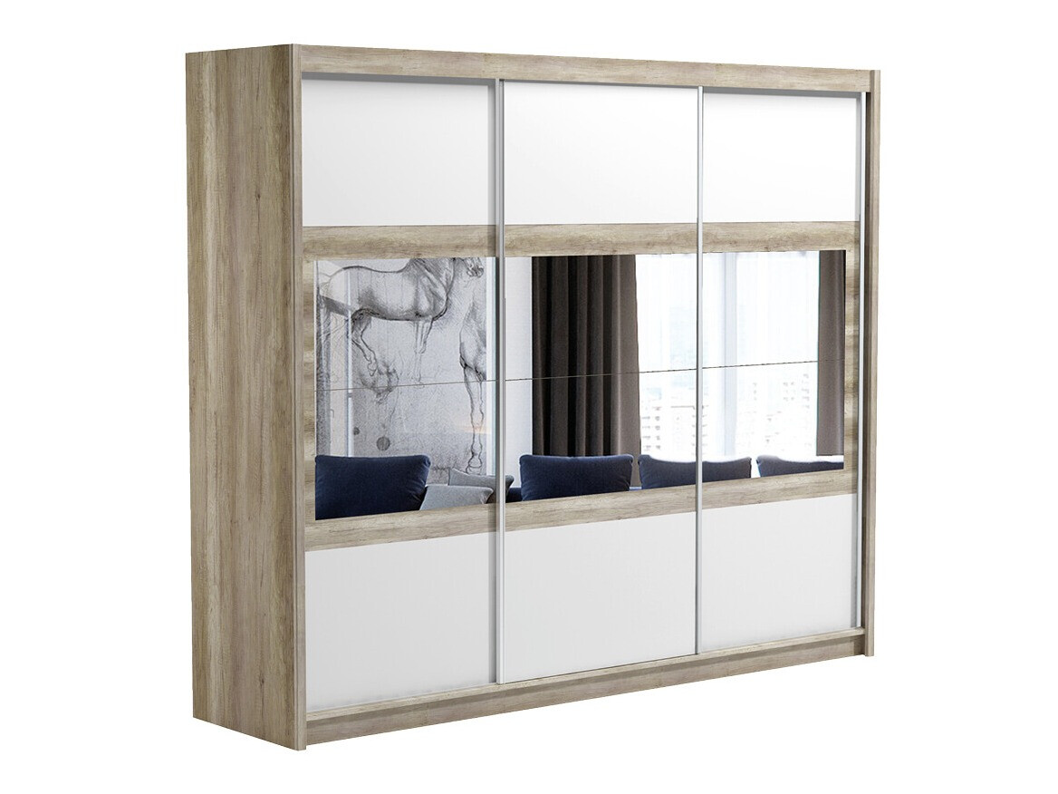 Spinta Honolulu 109 (Balta + Canyon ąžuolas)