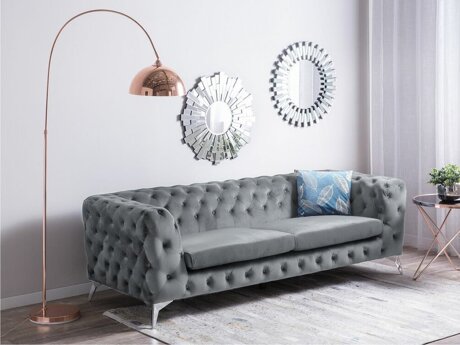 Chesterfield sofa Berwyn 185 (Pilka)