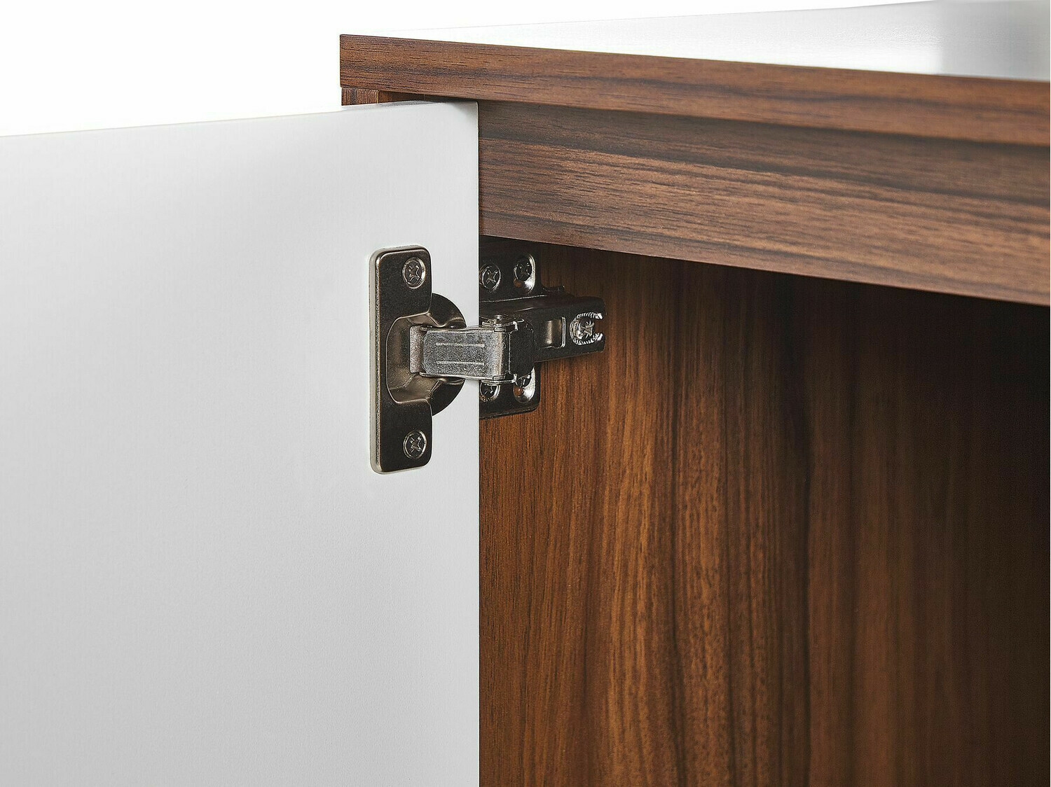 Spintelė Fiotivu 100 (Balta + Juoda + Tamsus medis)