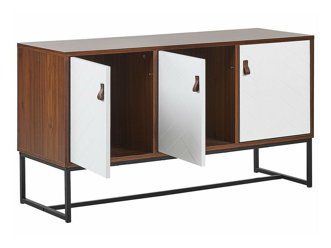 Spintelė Fiotivu 101 (Balta + Juoda + Tamsus medis)