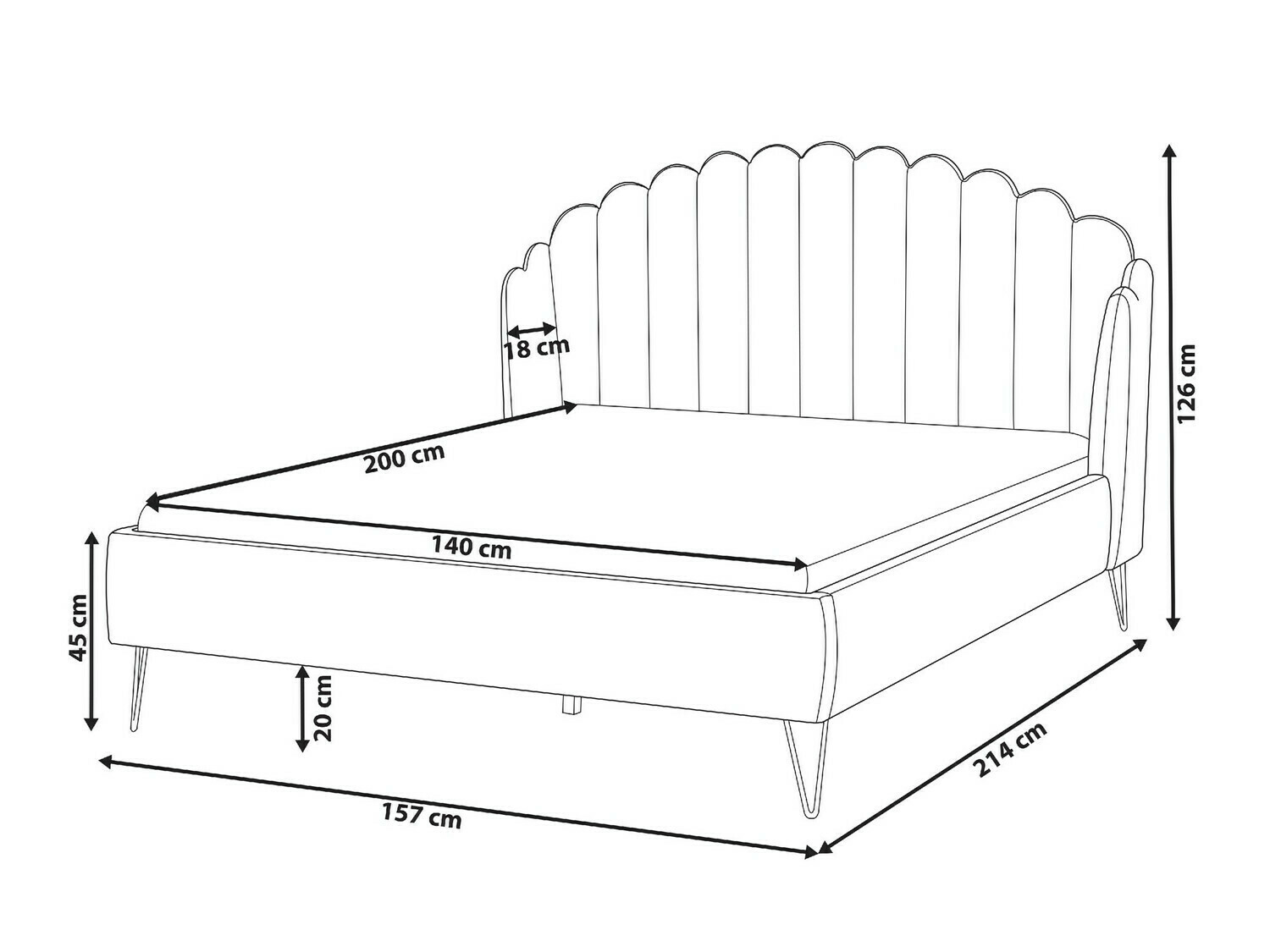 Lova Berwyn 264 (Smėlinė)