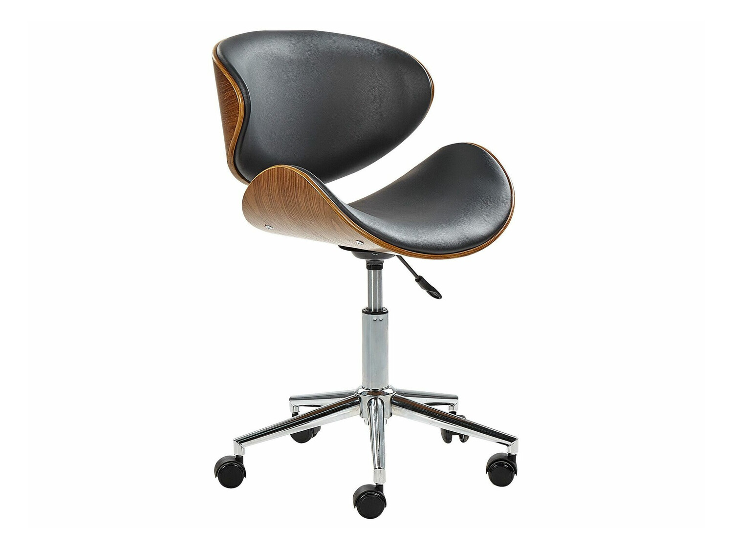 Biuro kėdė Berwyn 409 (Juoda + Tamsus medis)