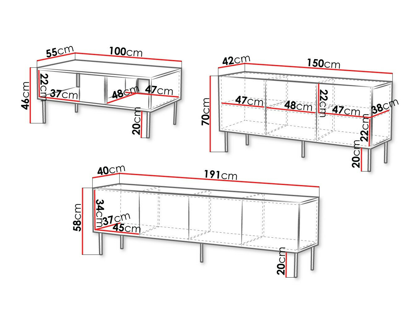 Svetainės komplektas Doctrina
