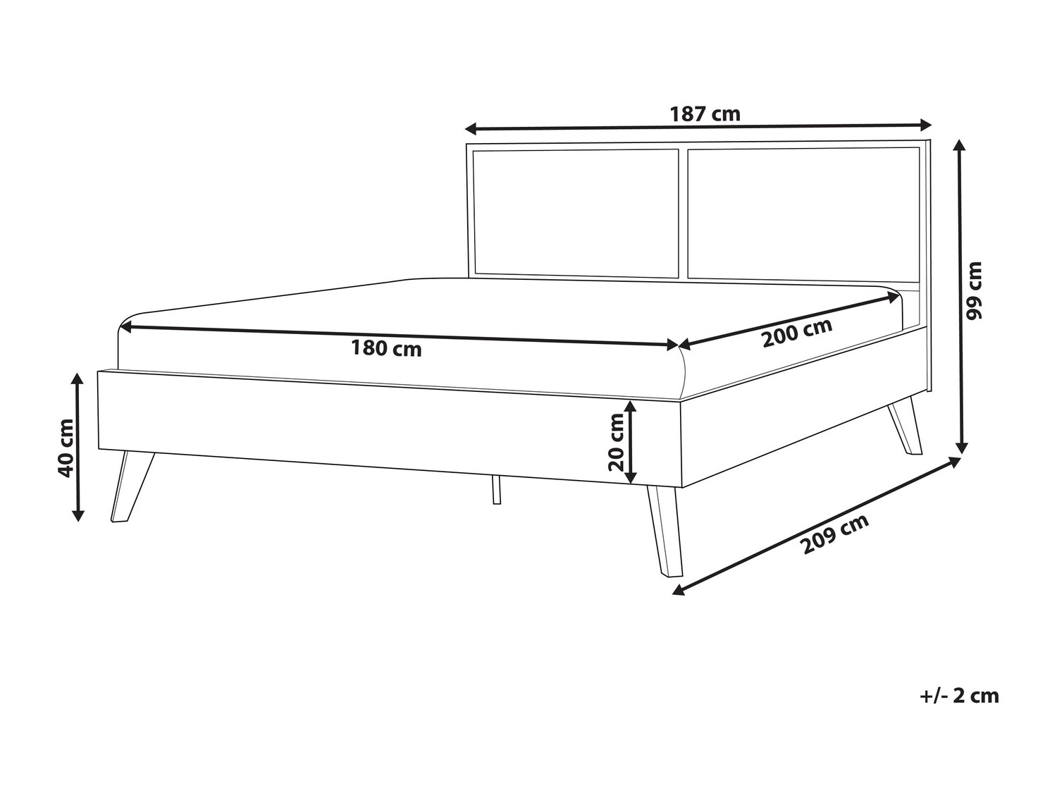 Lova Berwyn 503 (Juoda)