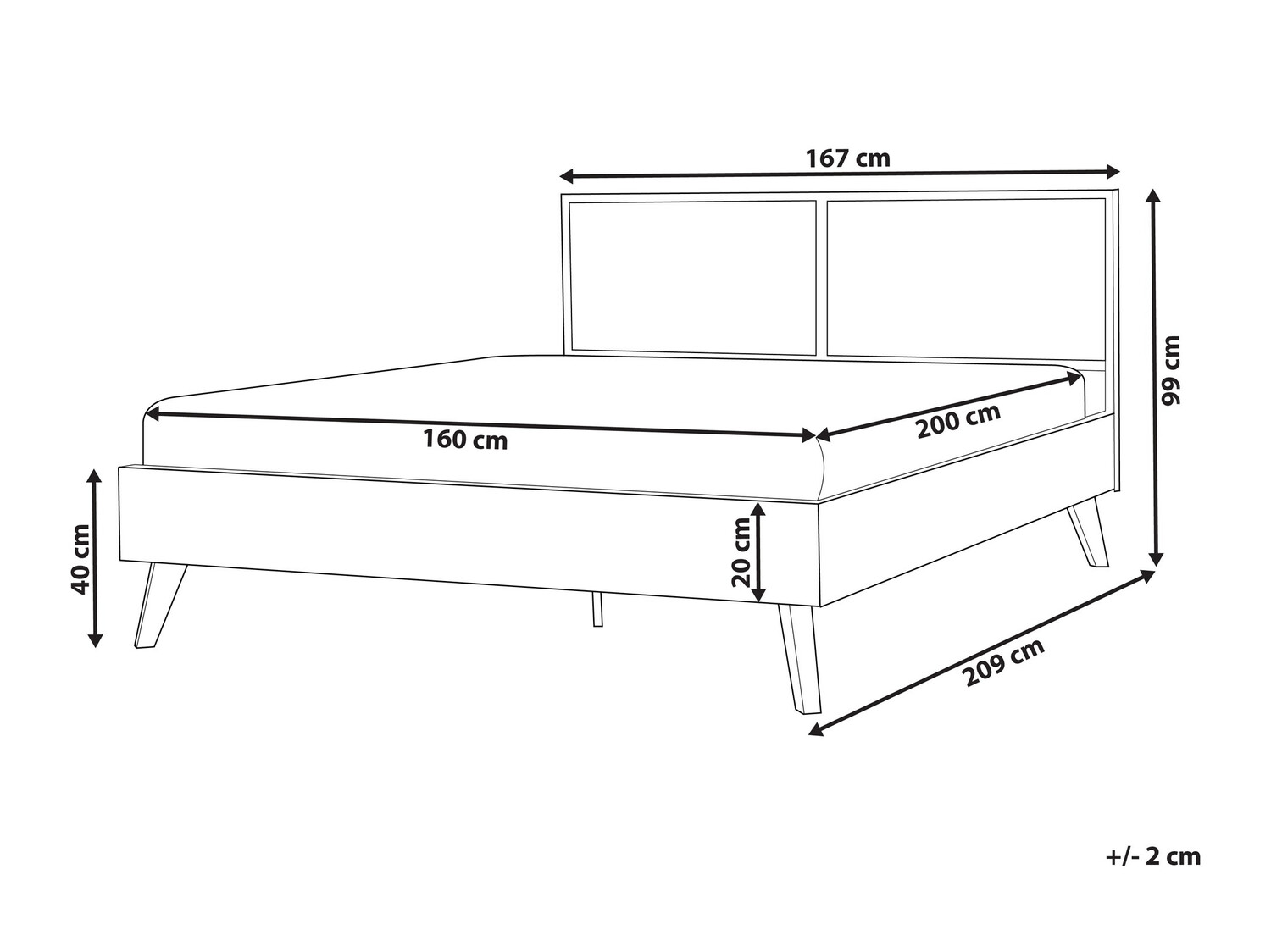 Lova Berwyn 503 (Šviesus medis)
