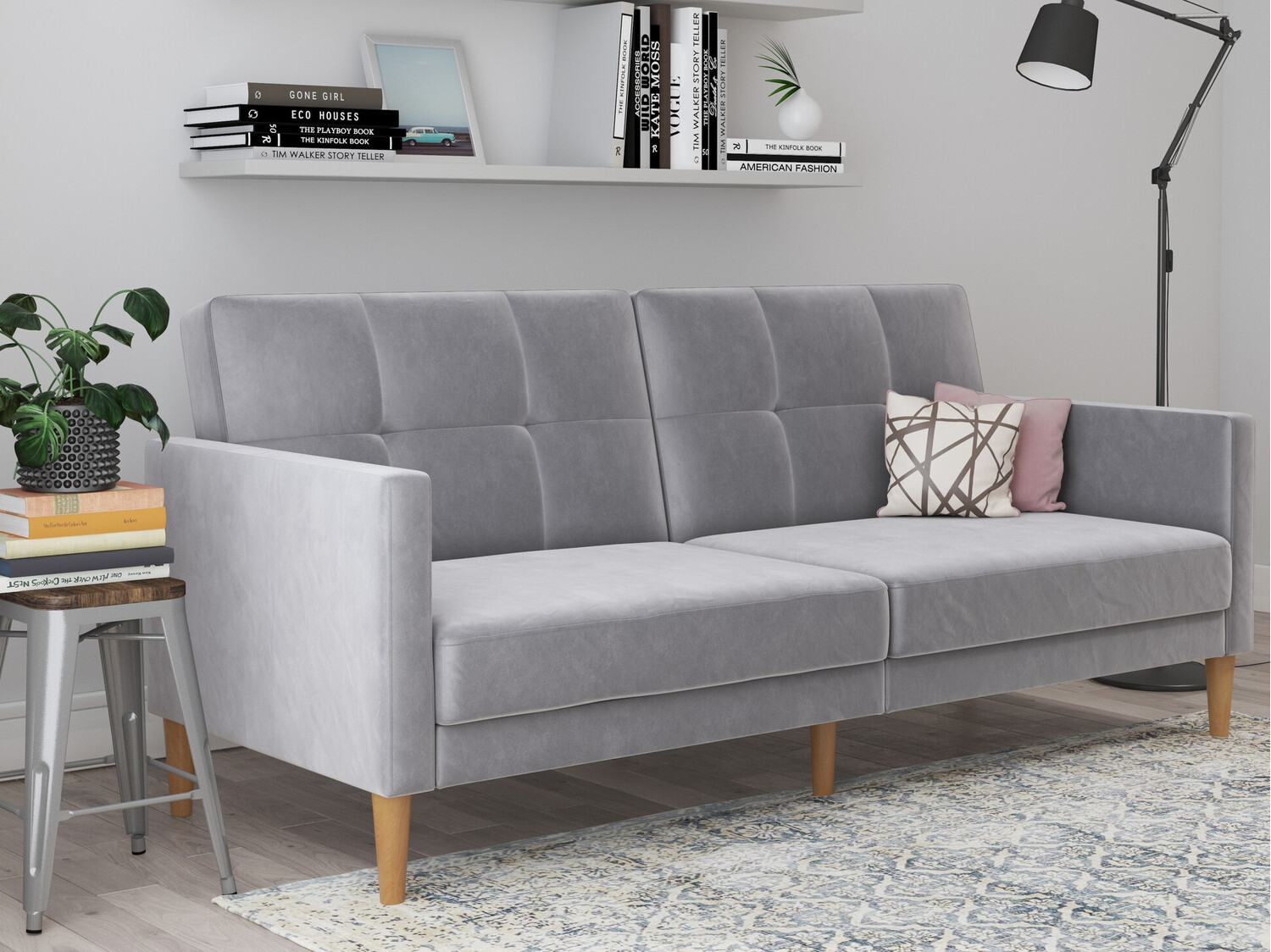 Sofa lova Denton 1178 (Šviesi pilka)