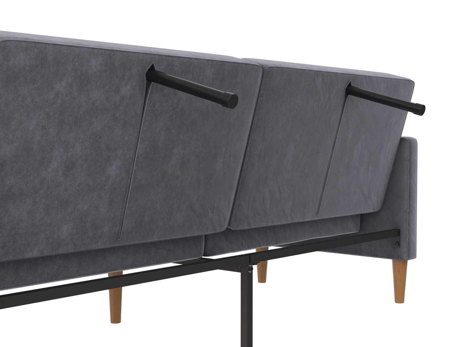 Sofa lova Denton 1178 (Tamsi pilka)
