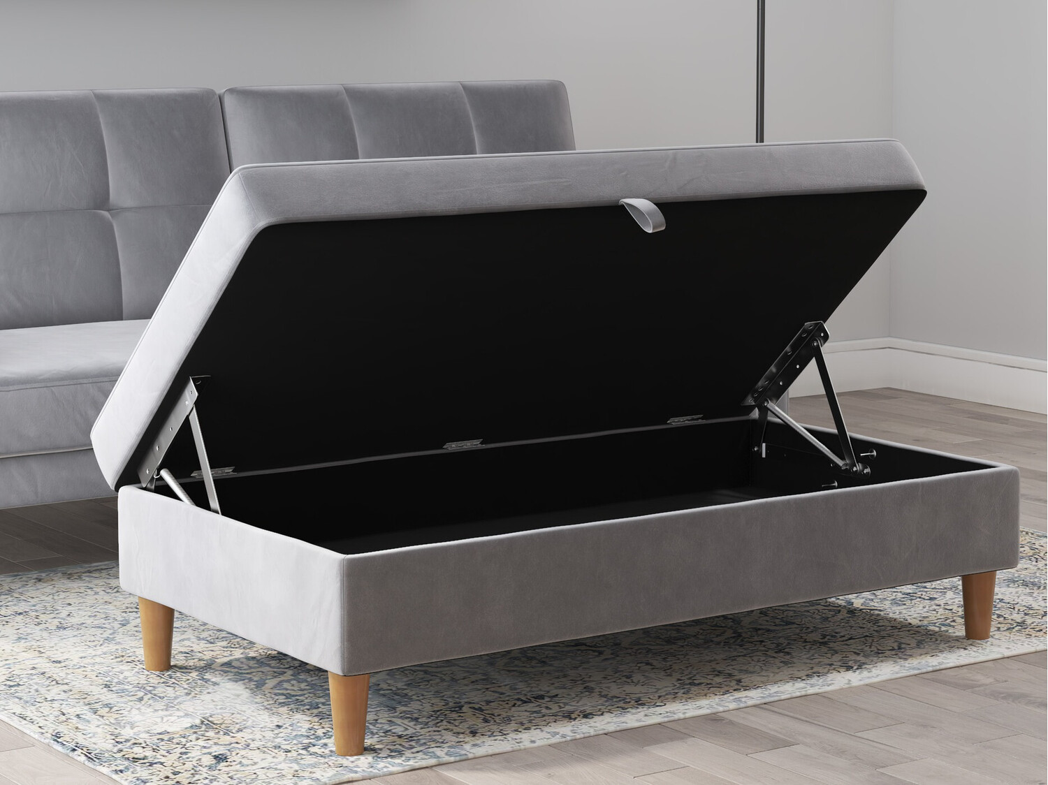 Minkštasuolis Denton 1180 (Šviesi pilka)