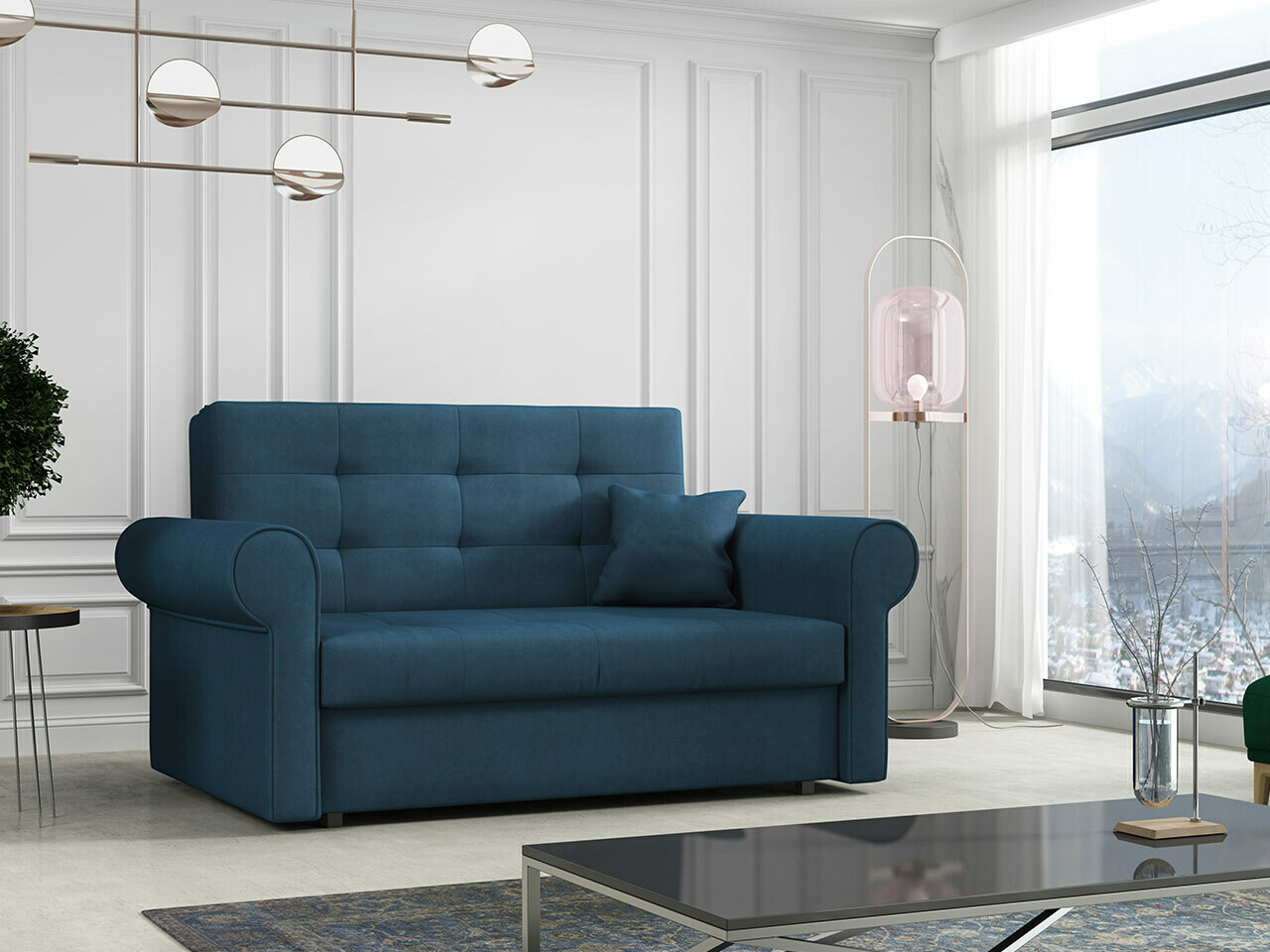 Sofa lova Columbus 128 (Mono 241)