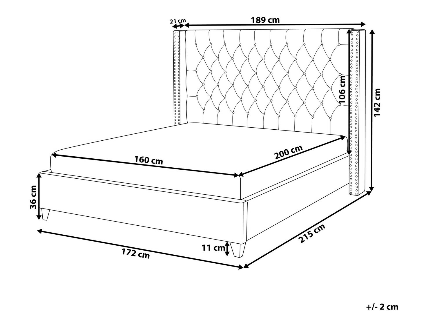 Lova Berwyn 587 (Smėlinė)