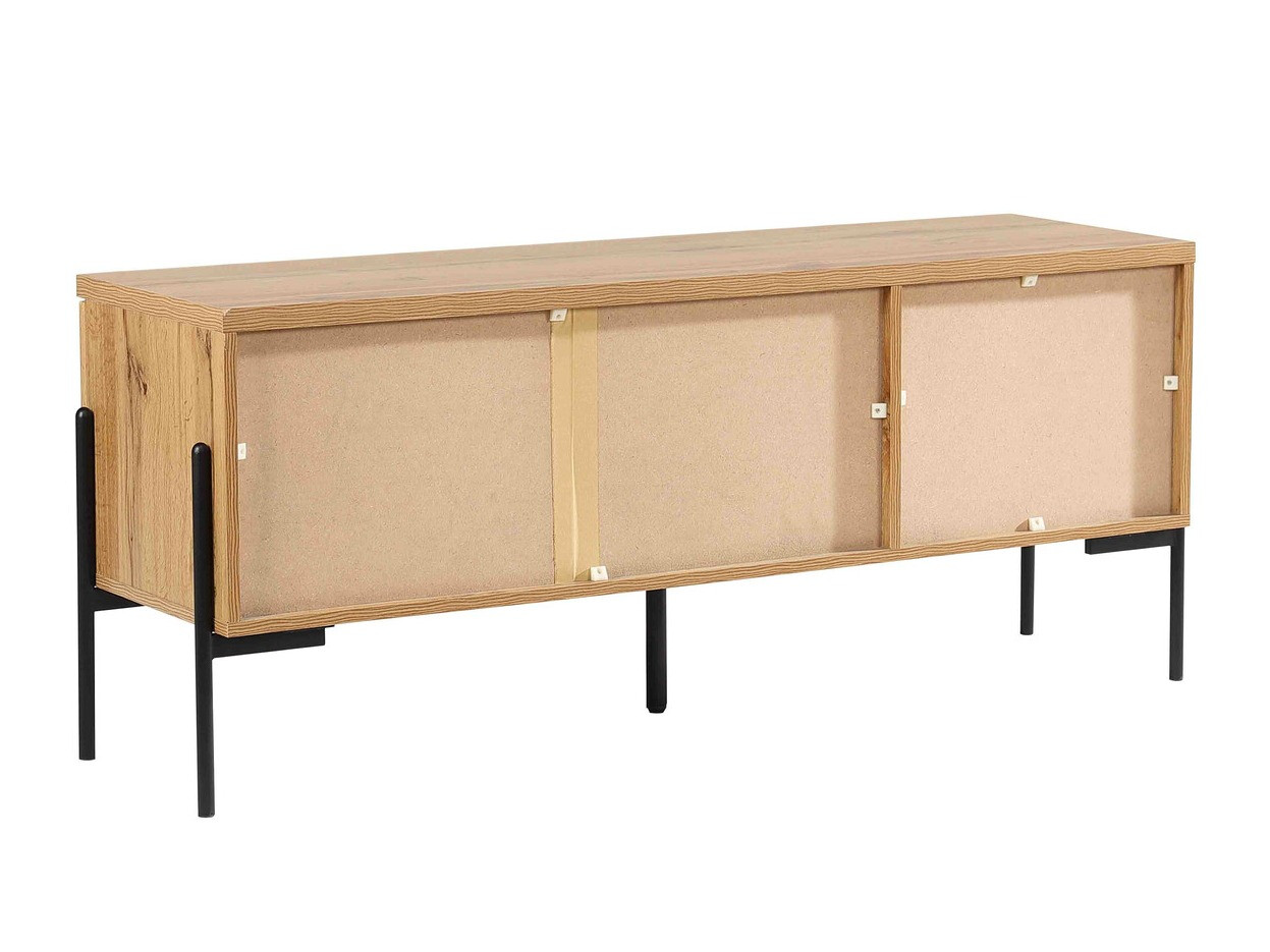 TV staliukas Denton 1189 (Juoda + Votan ąžuolas)