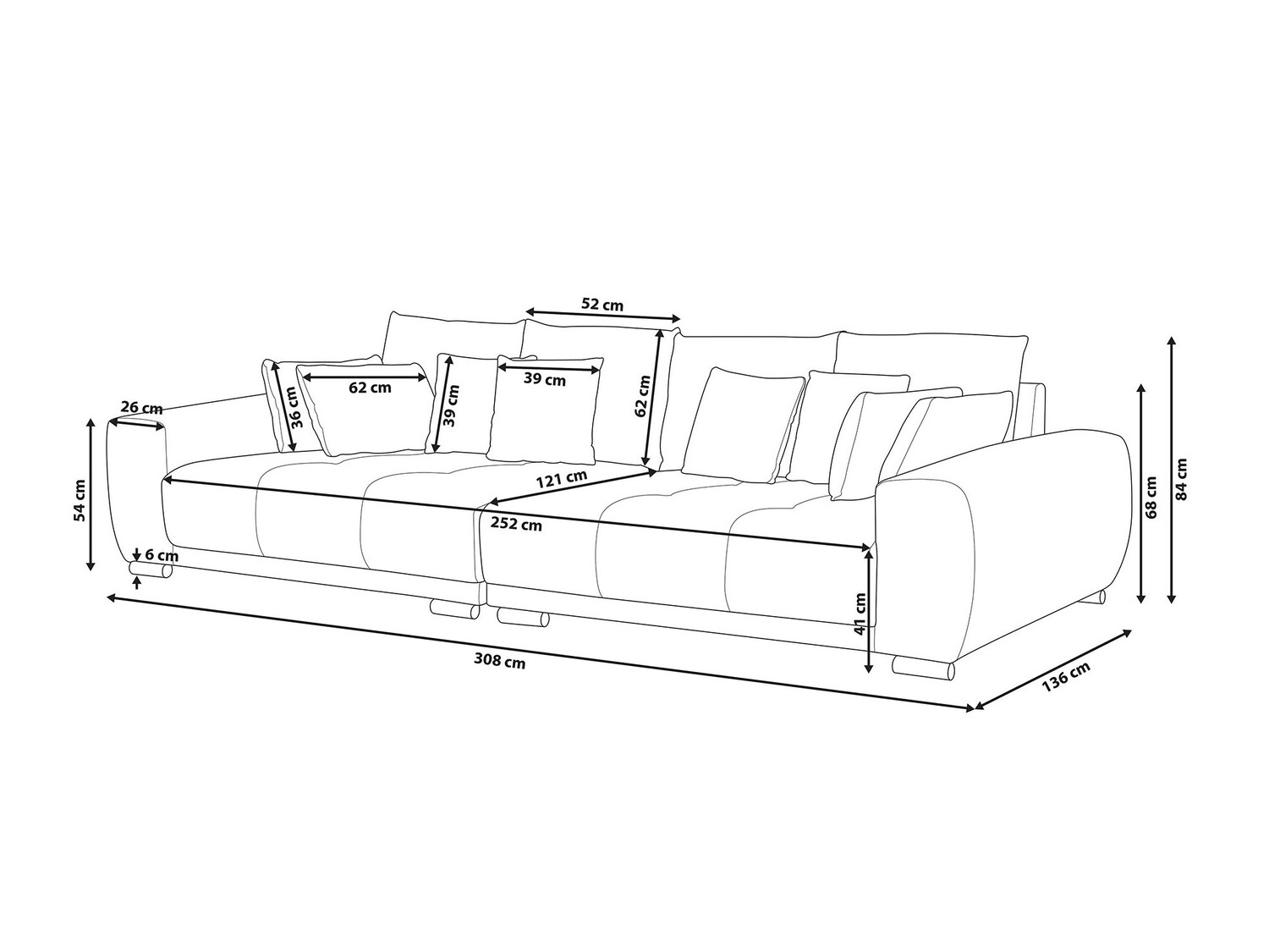 Modulinė sofa Berwyn 598 (Pilka + Smėlinė)