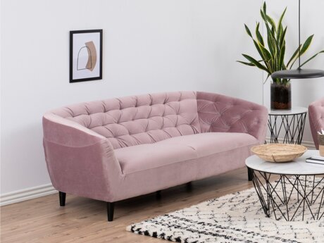 Chesterfield sofa Norsica 232 (Dusty rožinė)