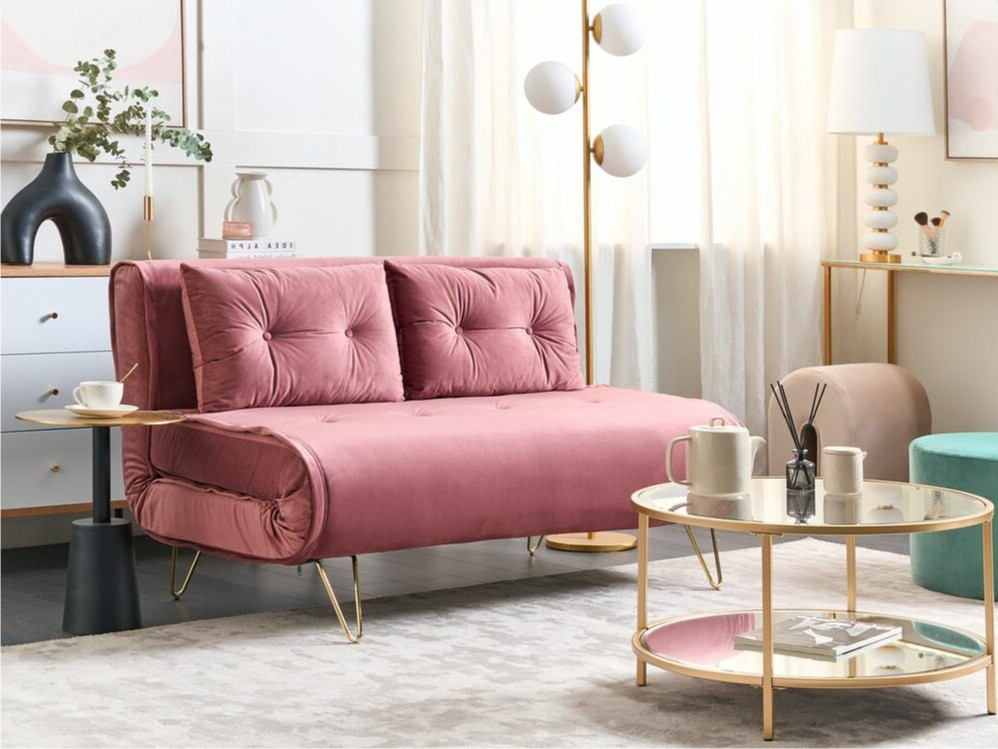 Sofa lova Berwyn 641 (Rožinė)
