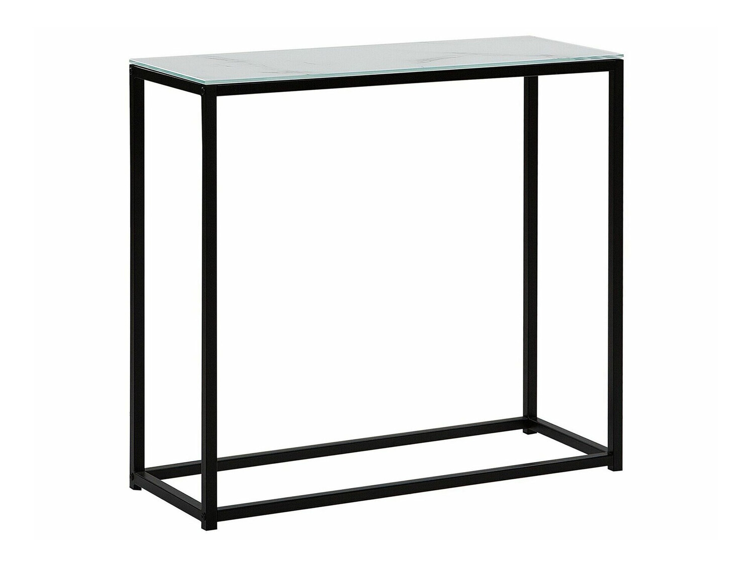 Konsolė Berwyn 650 (Juoda + Baltas marmuras)