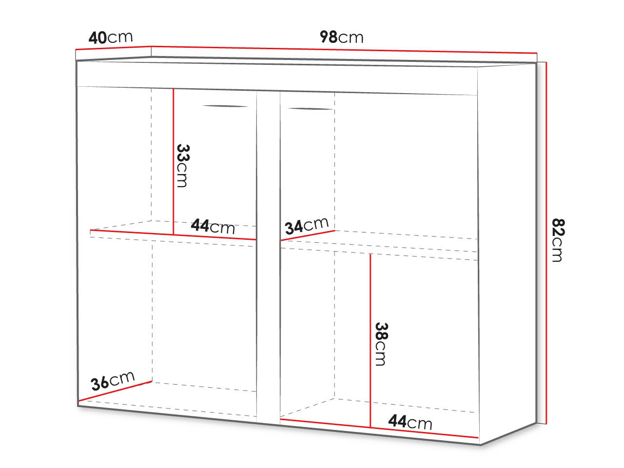 Spintelė Tucson 120 (Ąžuolas lefkas + Grafitas)
