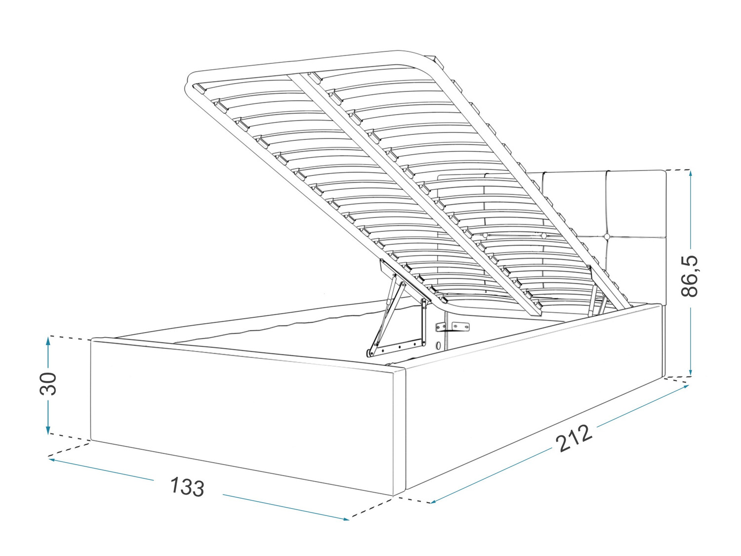 Lova Fairfield 107 (Juoda)