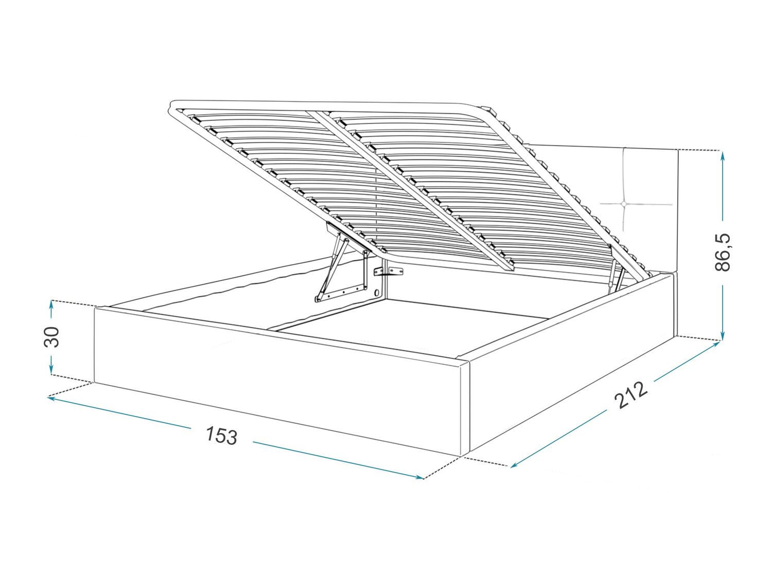 Lova Fairfield 107 (Kreminė)