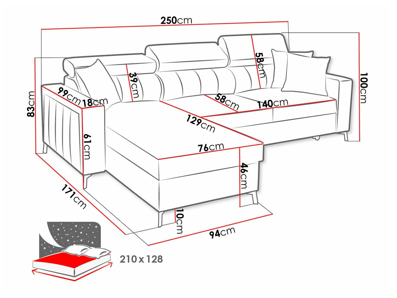 Minkštas kampas Sarasota 151 (Mono 231 + Botanical 36)