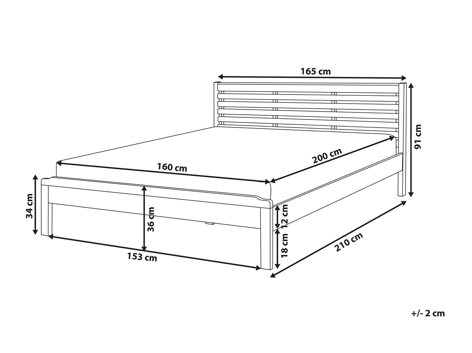 Lova Berwyn 700 (Šviesus medis)