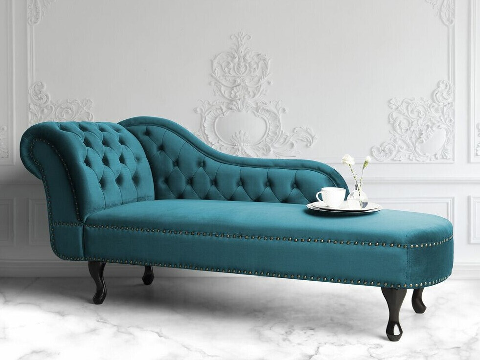 Turkio spalvos kušetės