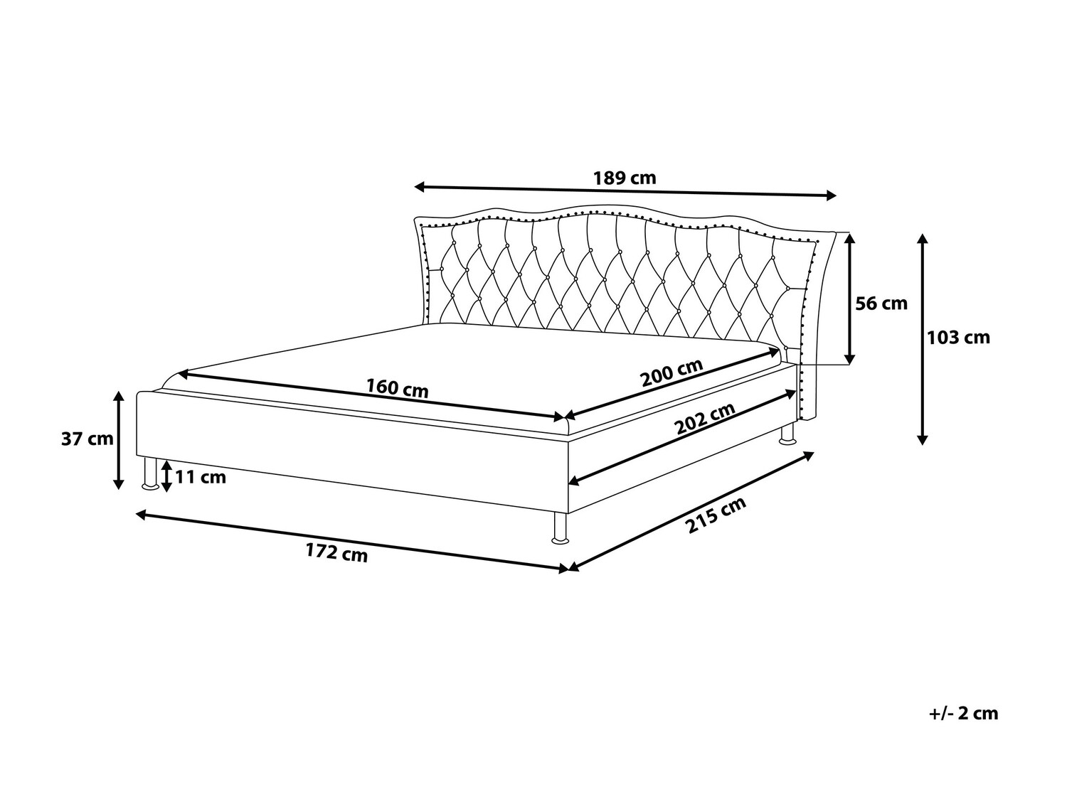Lova Berwyn 720 (Juoda)