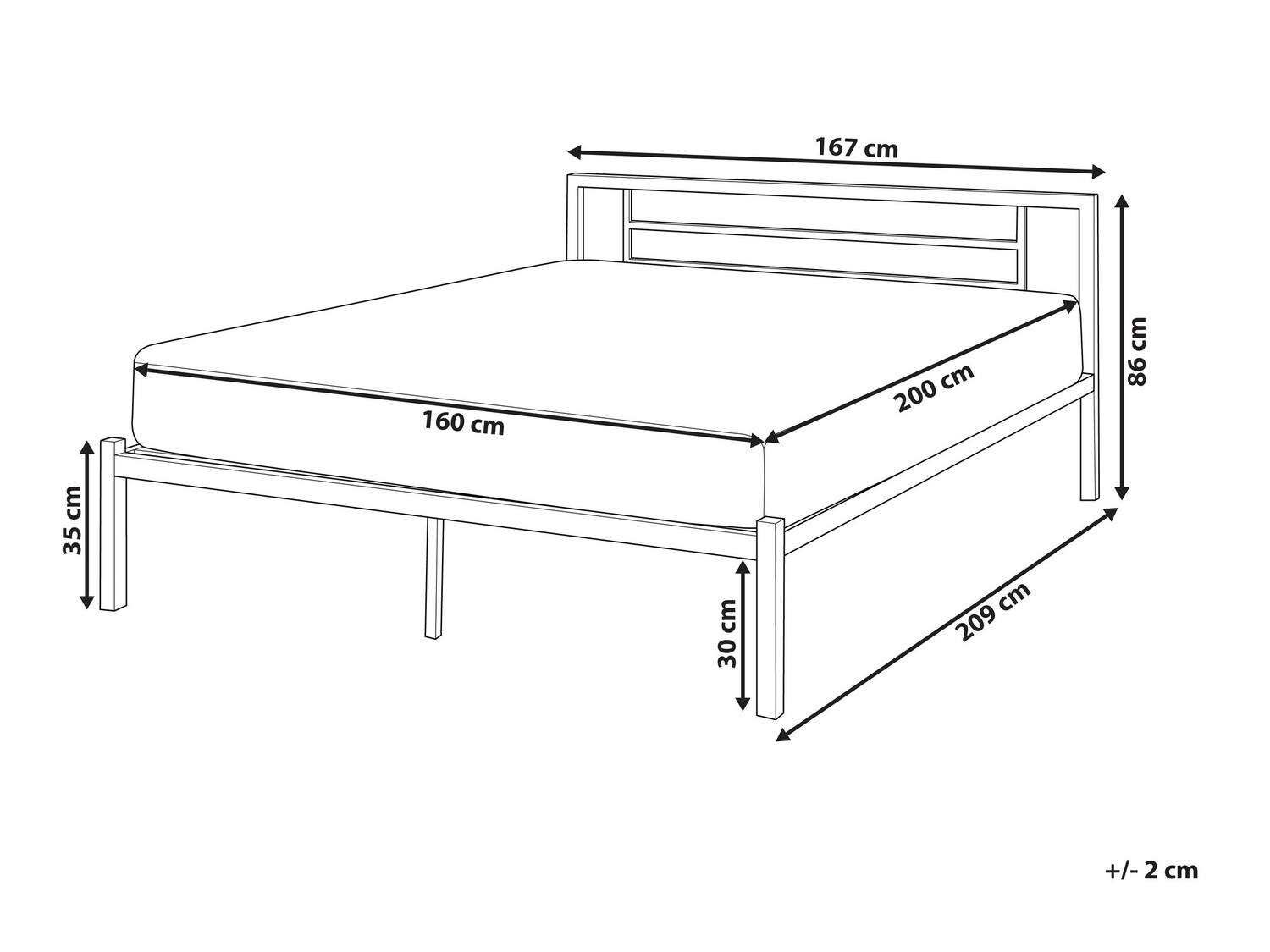 Lova Berwyn 771 (Juoda)